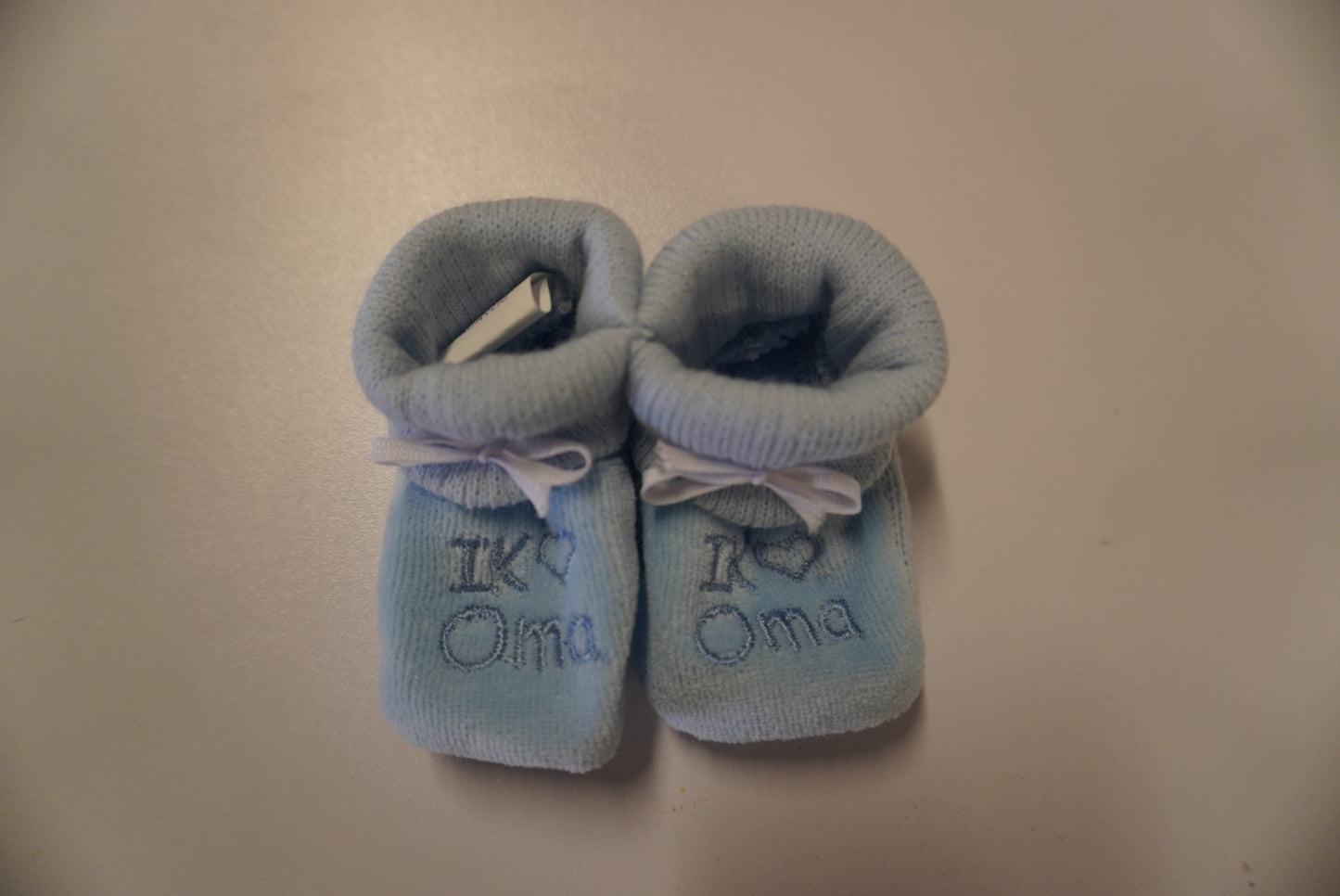 Slofjes Roze/Blauw - I Love Opa/Oma