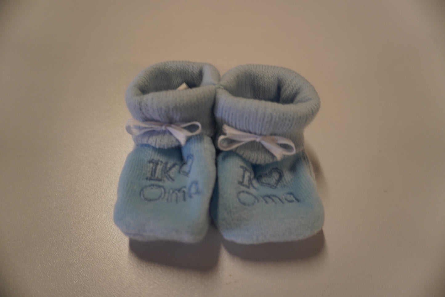 Slofjes Roze/Blauw - I Love Opa/Oma