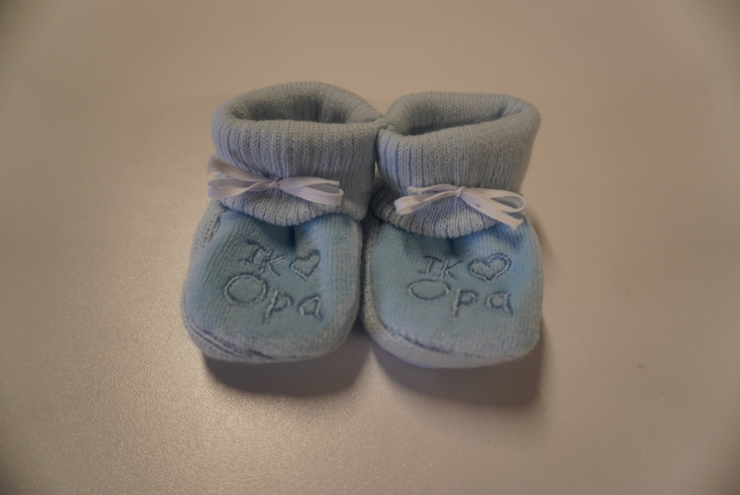 Slofjes Roze/Blauw - I Love Opa/Oma