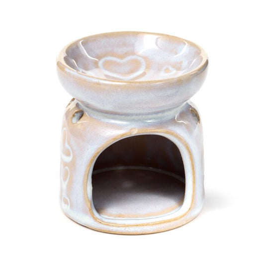 Keramiek Geurbrander Hart Patroon - Klein