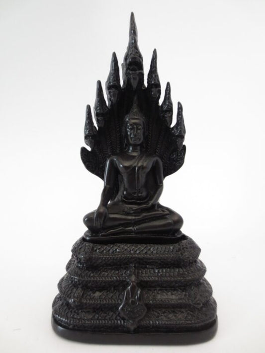 Thaise meditatie Boeddha met slangen 22CM